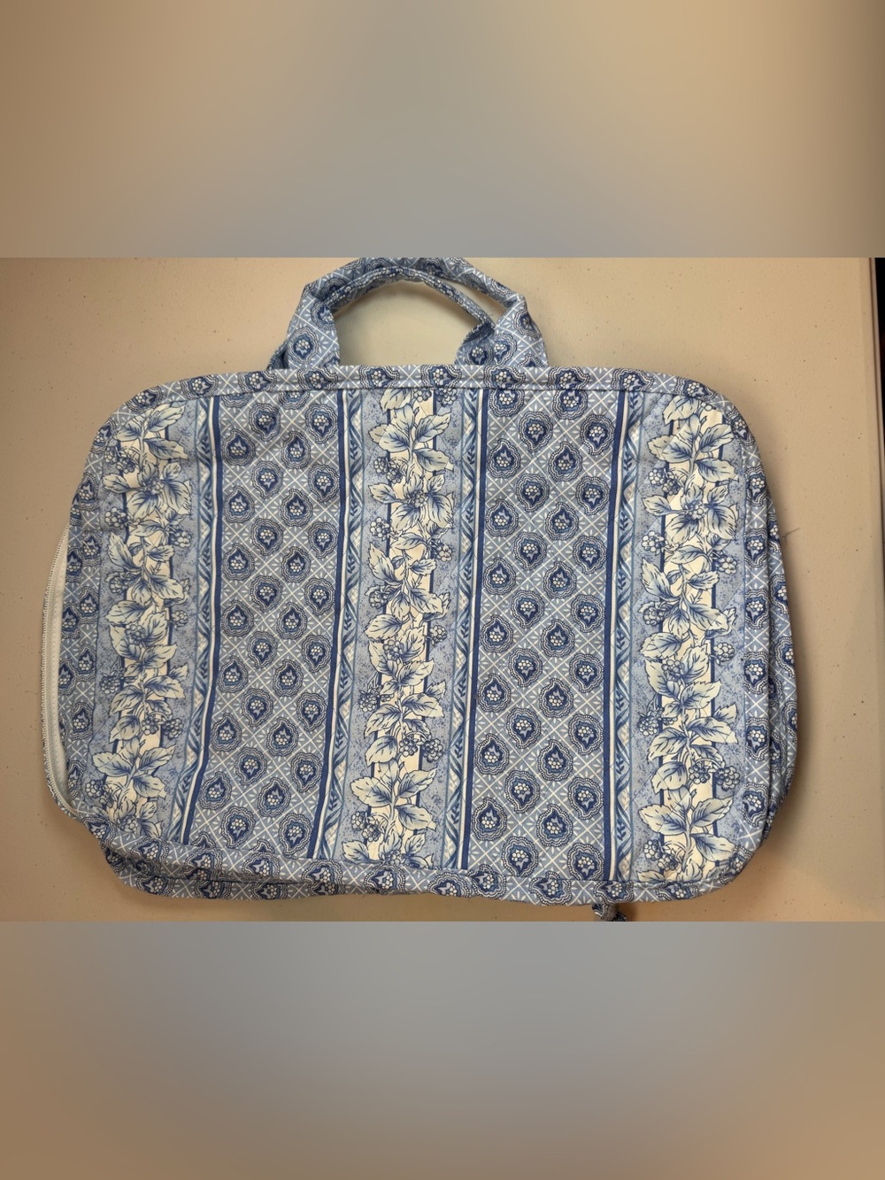Longaberger Floral Quilted Toiletries Case